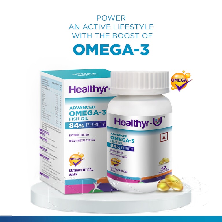 Healthyr-U Advanced Omega 3 Fish Oil (84% purity)